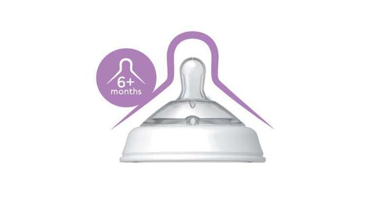 Natural Feeling Teat (6m+, Fast) (2 Pcs) image number 2